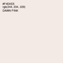 #F4EAE5 - Dawn Pink Color Image